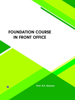 cover image of Foundation Course in Front Office